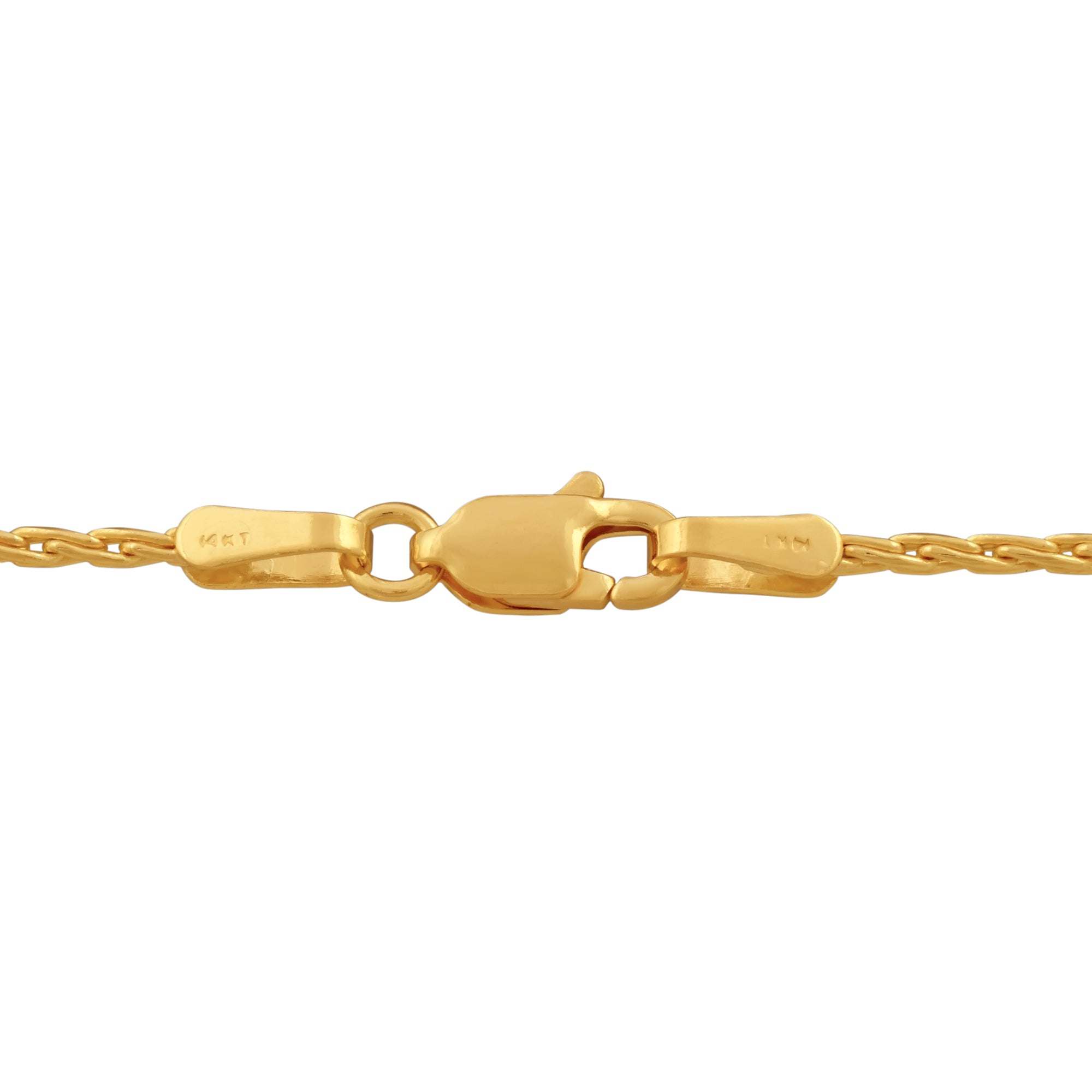 Parisian Wheat Chain in 14kt Yellow Gold (24 inches and 1.4mm wide)