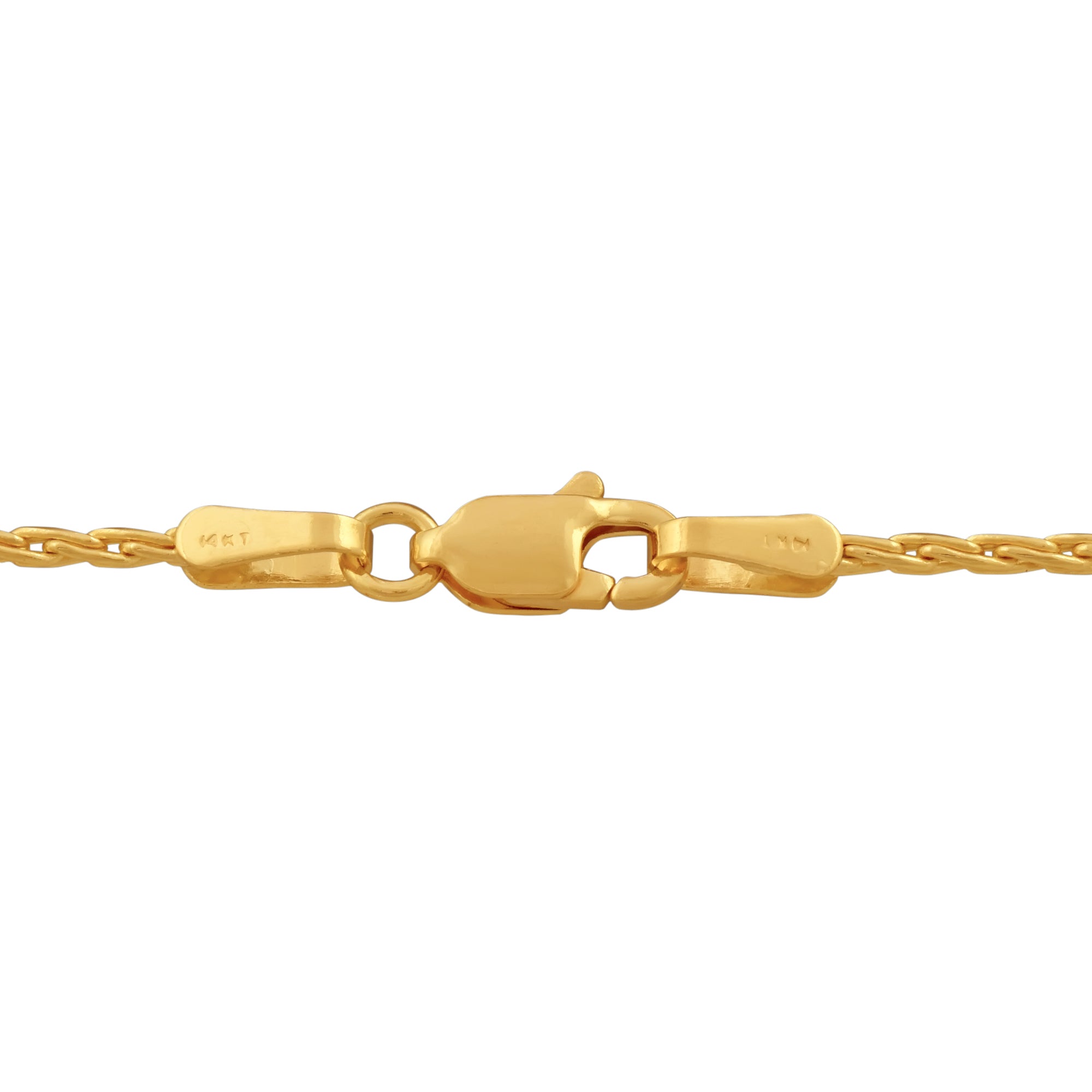 Parisian Wheat Chain in 14kt Yellow Gold (24 inches and 1.4mm wide)