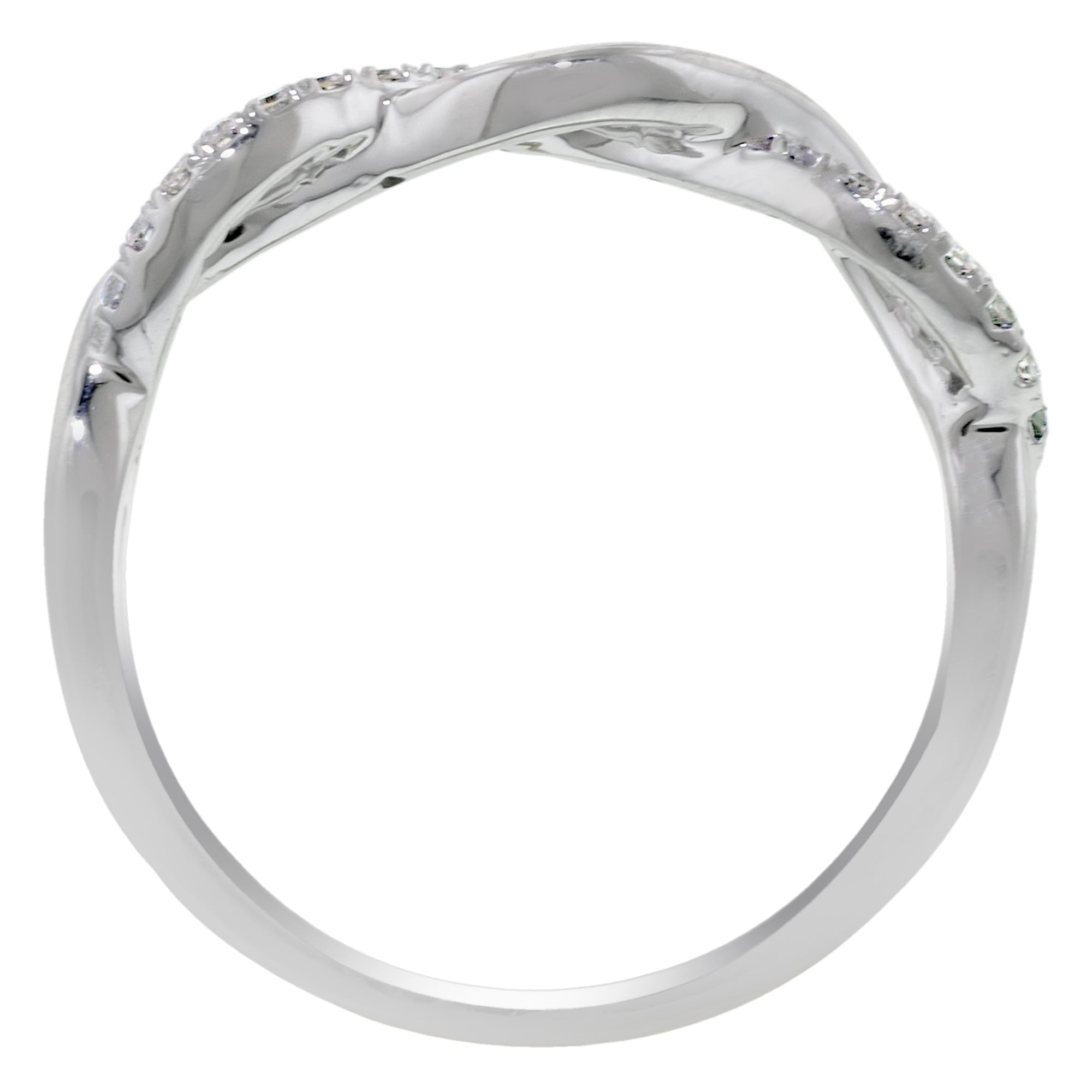 Diamond Fashion Ring in 10kt White Gold (1/10ct tw)