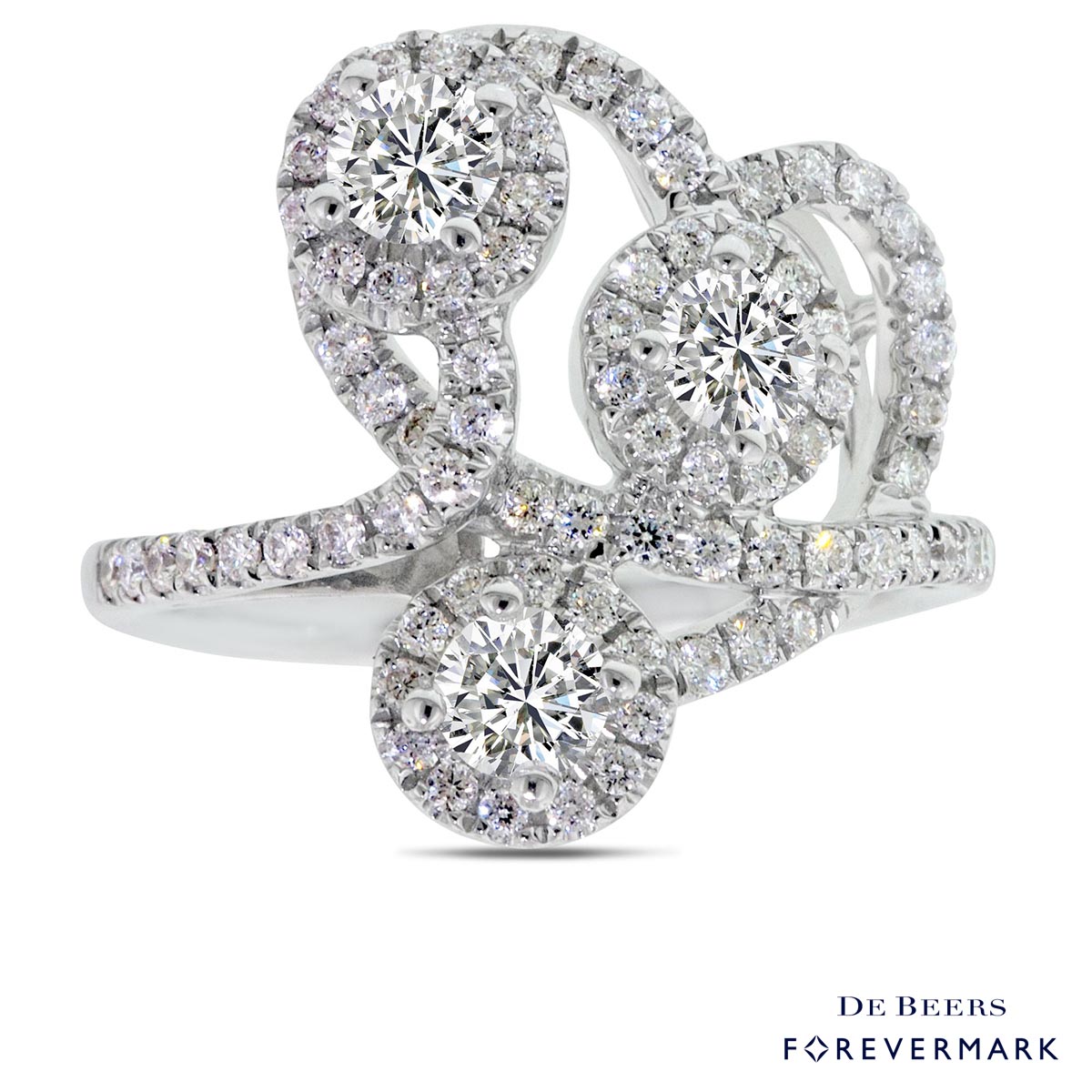 Forevermark Diamond Fashion Ring in 18kt White Gold (1 1/5ct tw)