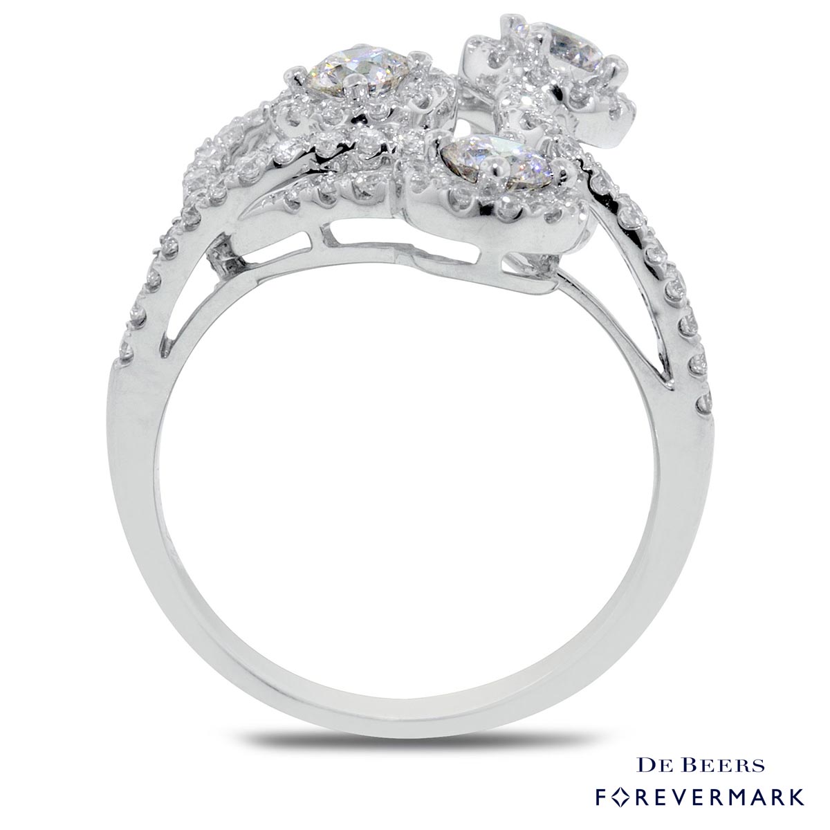 Forevermark Diamond Fashion Ring in 18kt White Gold (1 1/5ct tw)