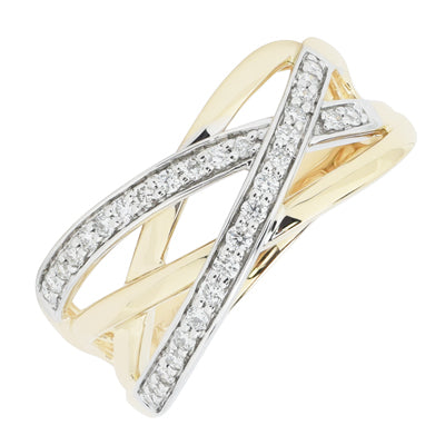 Diamond Fashion Ring in 14kt Yellow Gold (1/4ct tw)