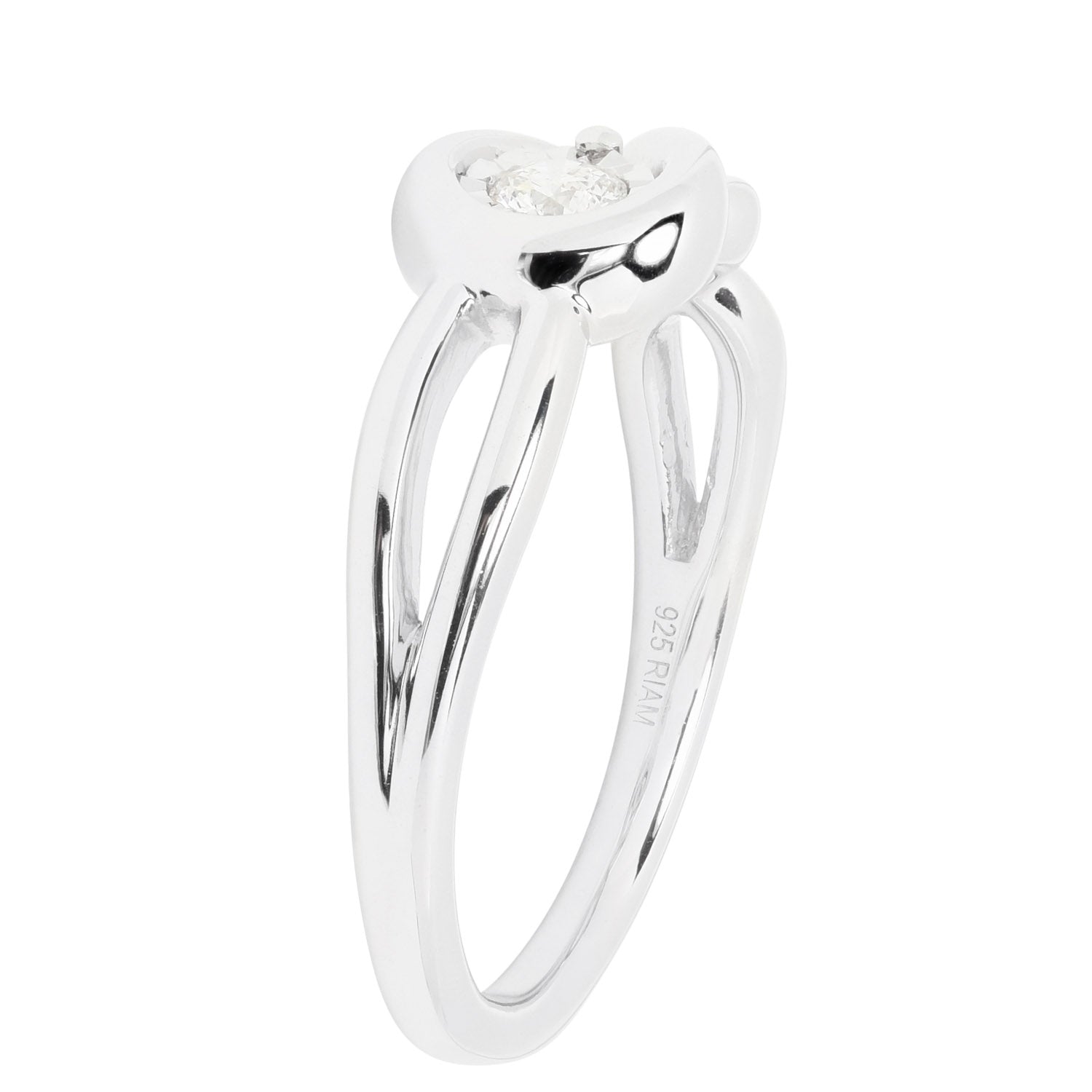 Northern Star Diamond Embrace Collection Ring in Sterling Silver (1/10ct)