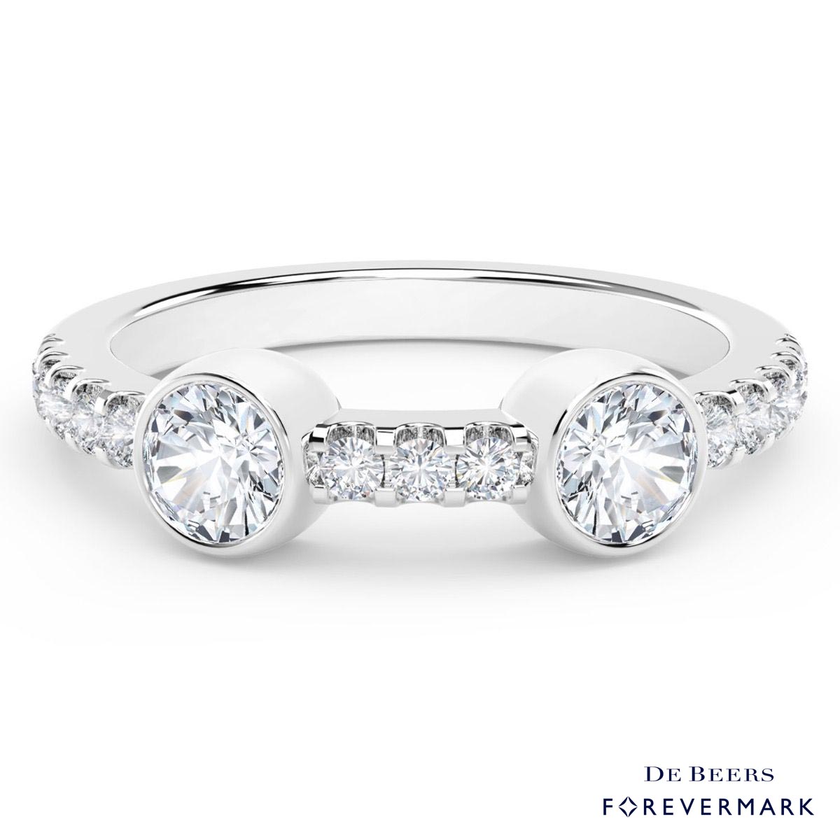 Forevermark Tribute Collection Diamond Stackable Ring in 18kt White Gold (1/3ct tw)