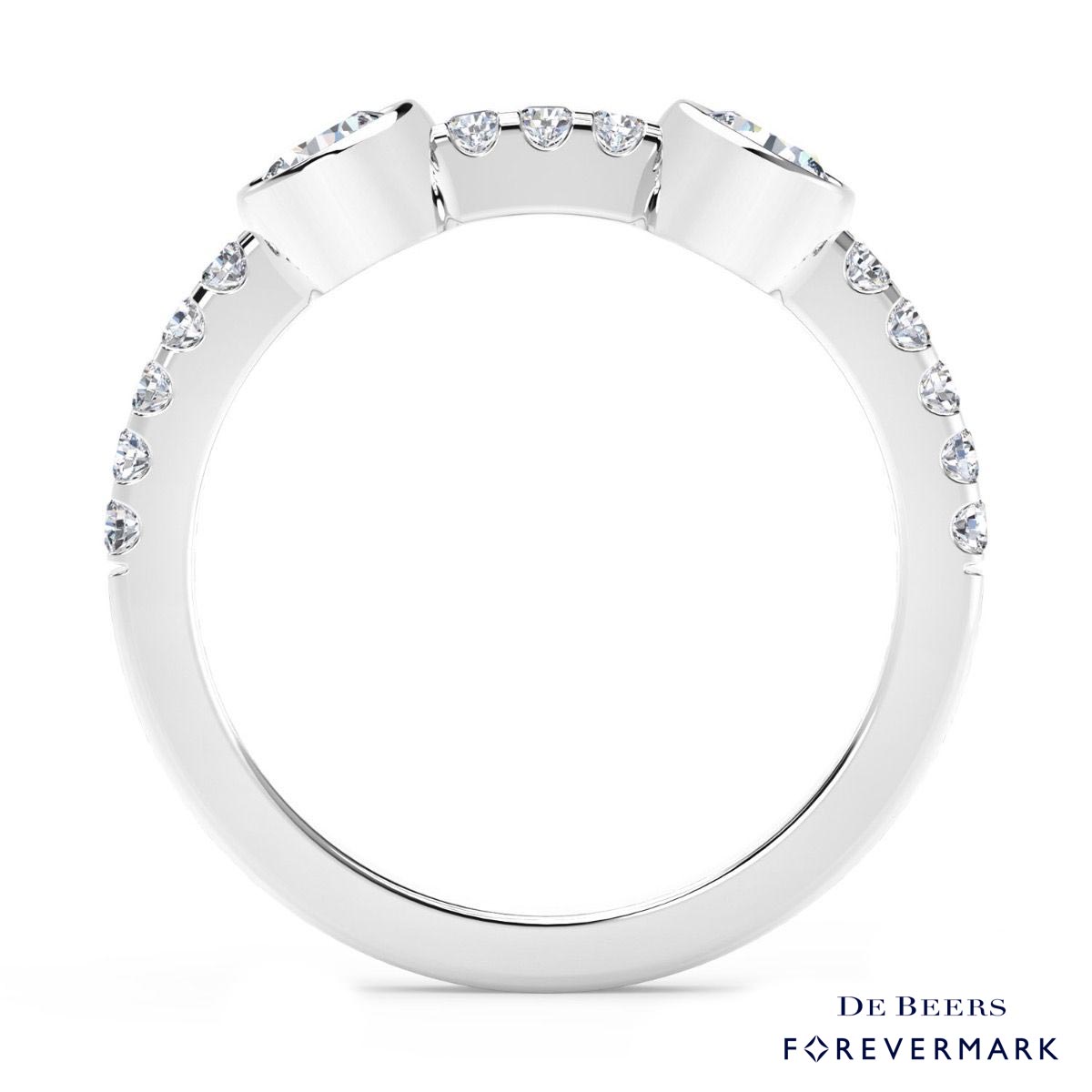 Forevermark Tribute Collection Diamond Stackable Ring in 18kt White Gold (1/3ct tw)