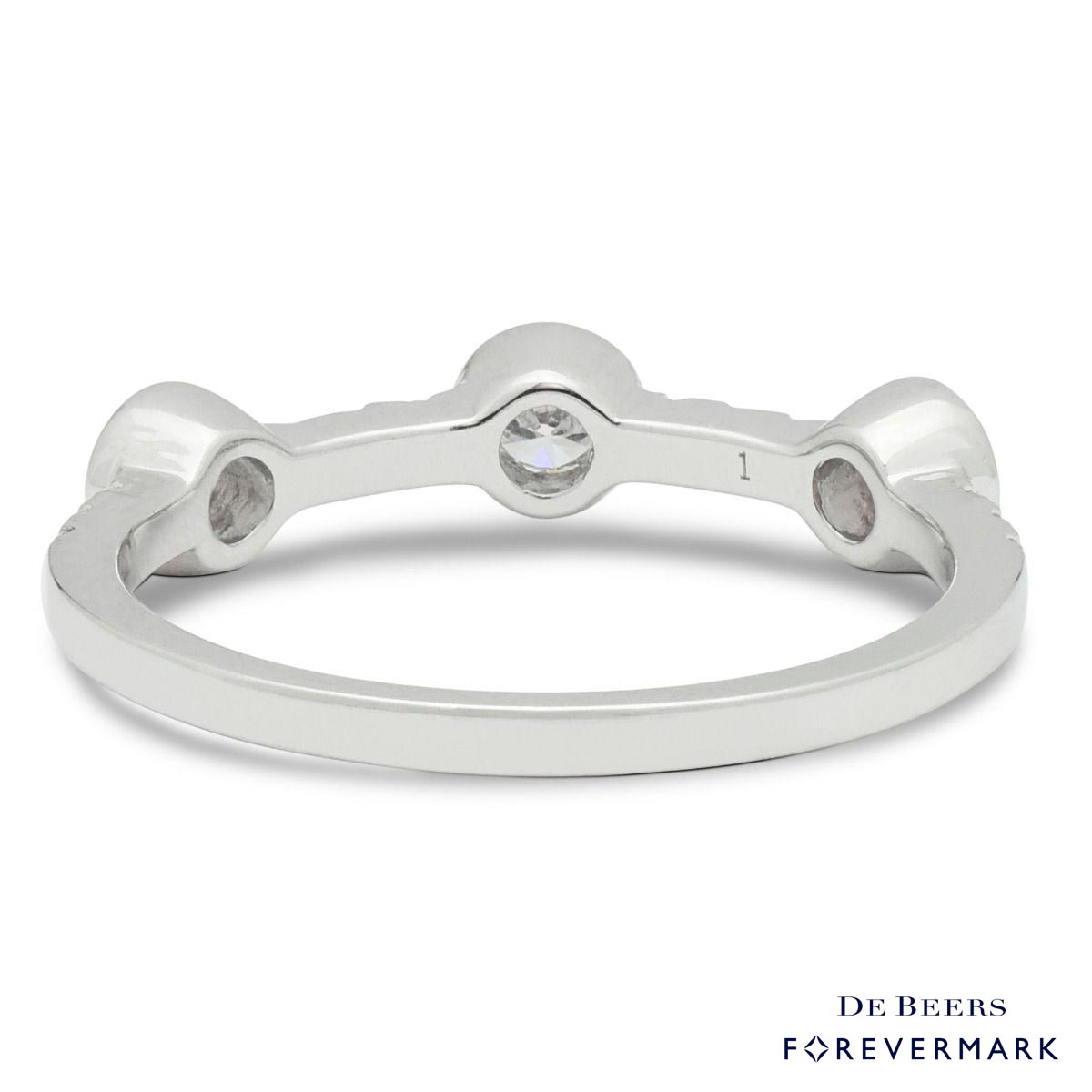 Forevermark Tribute Collection Diamond Stackable Ring in 18kt White Gold (3/8ct tw)