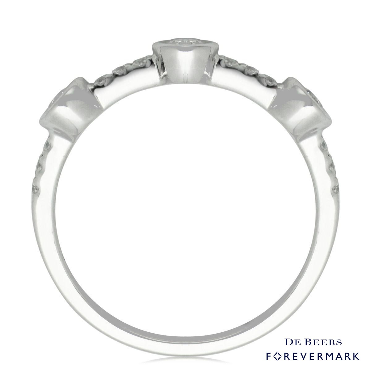 Forevermark Tribute Collection Diamond Stackable Ring in 18kt White Gold (3/8ct tw)