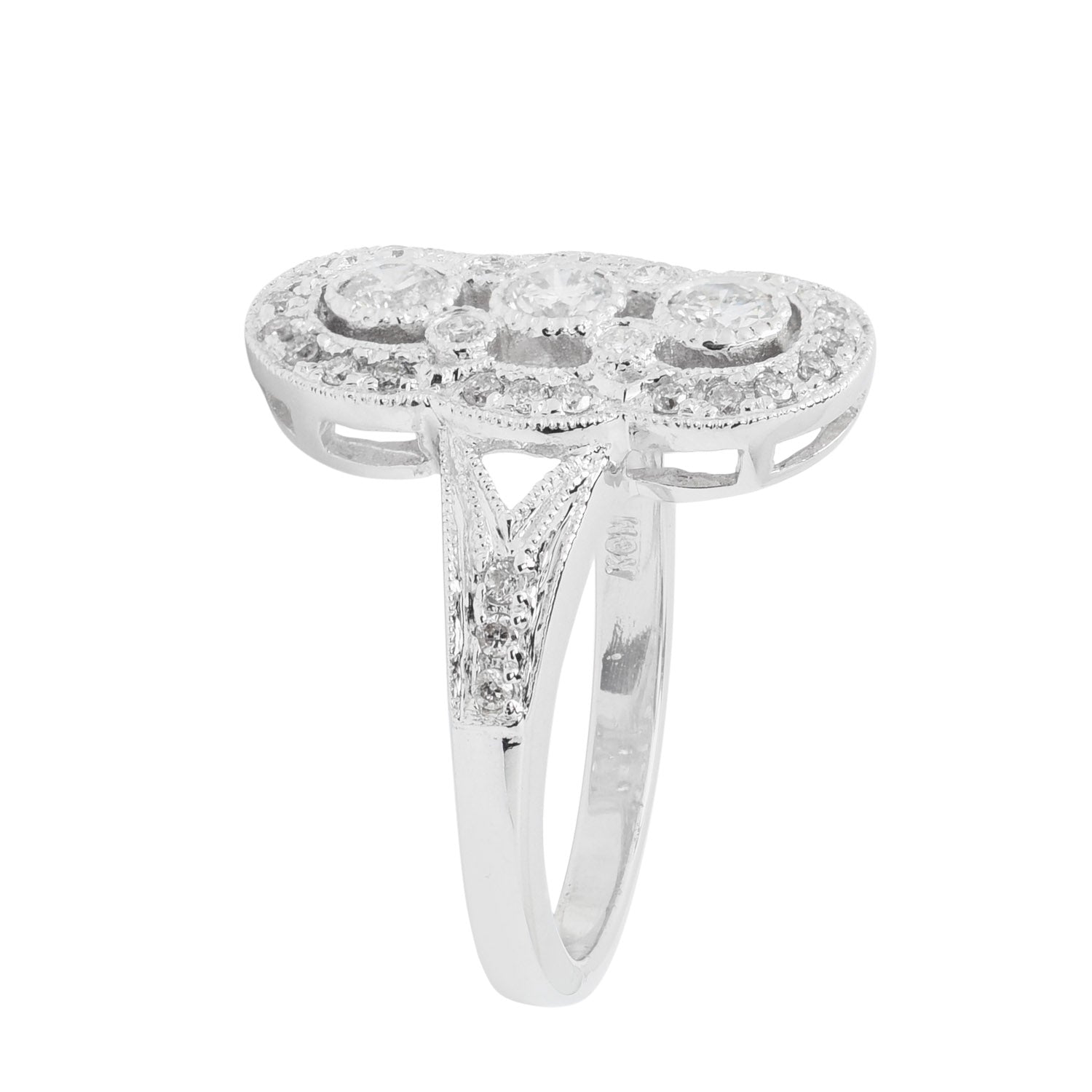 Diamond Fashion Ring in 18kt White Gold (5/8ct tw)