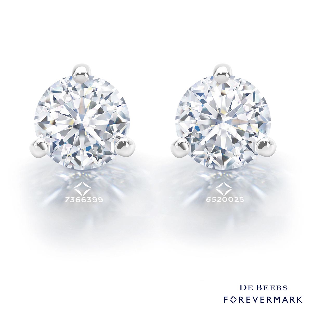 Forevermark Diamond Stud Earrings in 18kt White Gold (1/5ct tw)