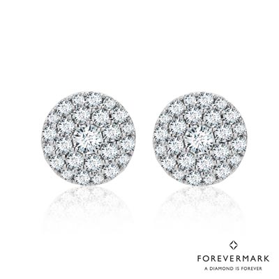 De Beers Forevermark Diamond Earrings in 18kt White Gold (1 3/4ct tw)