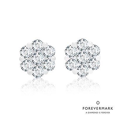 Diamond Fashion Earrings in 18kt White Gold (2 1/7ct tw)