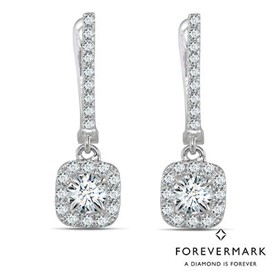 Forevermark Center of My Universe Diamond Earrings in 18kt White Gold (7/8ct tw)
