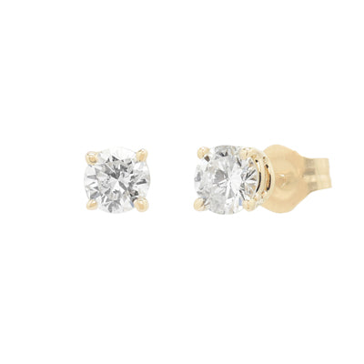Diamond Stud Earrings in 14kt Yellow Gold (1/3ct tw)
