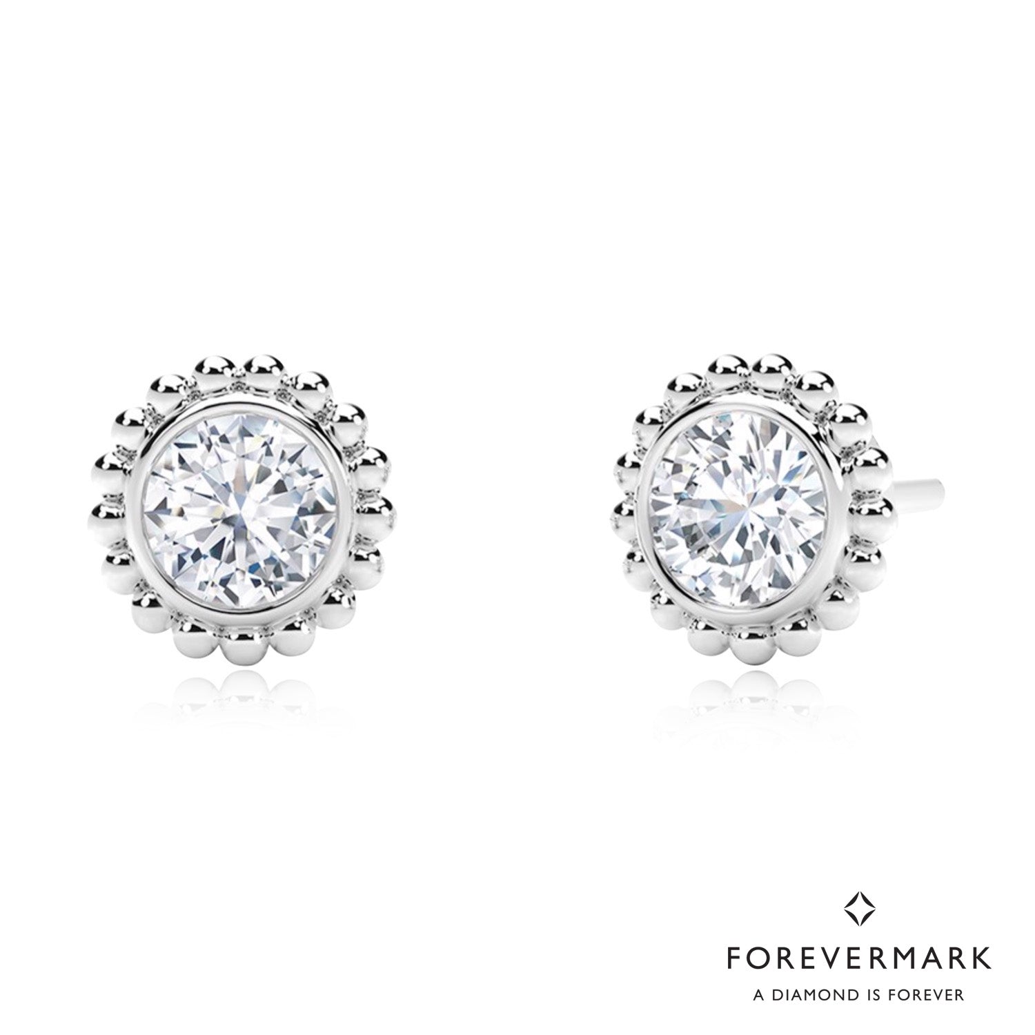 Tribute Collection Diamond Earrings in 18kt White Gold (3/8ct tw)