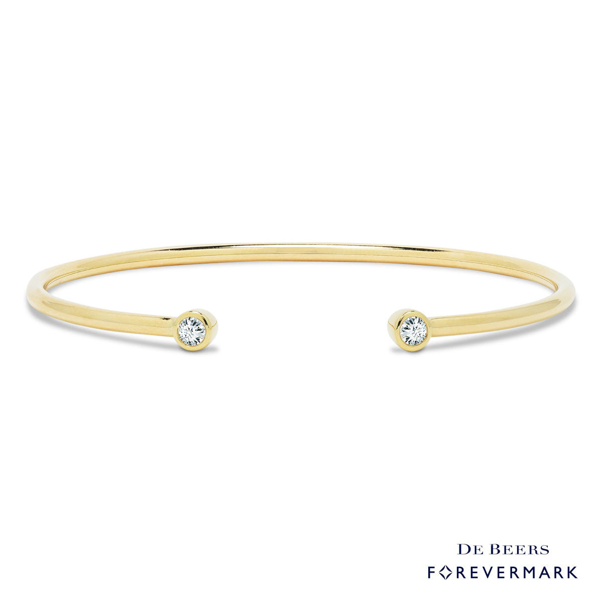 Forevermark Diamond Bangle Bracelet in 18kt Yellow Gold (1/4ct tw)