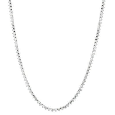 Diamond Necklace in 18kt White Gold (8 1/4ct tw)