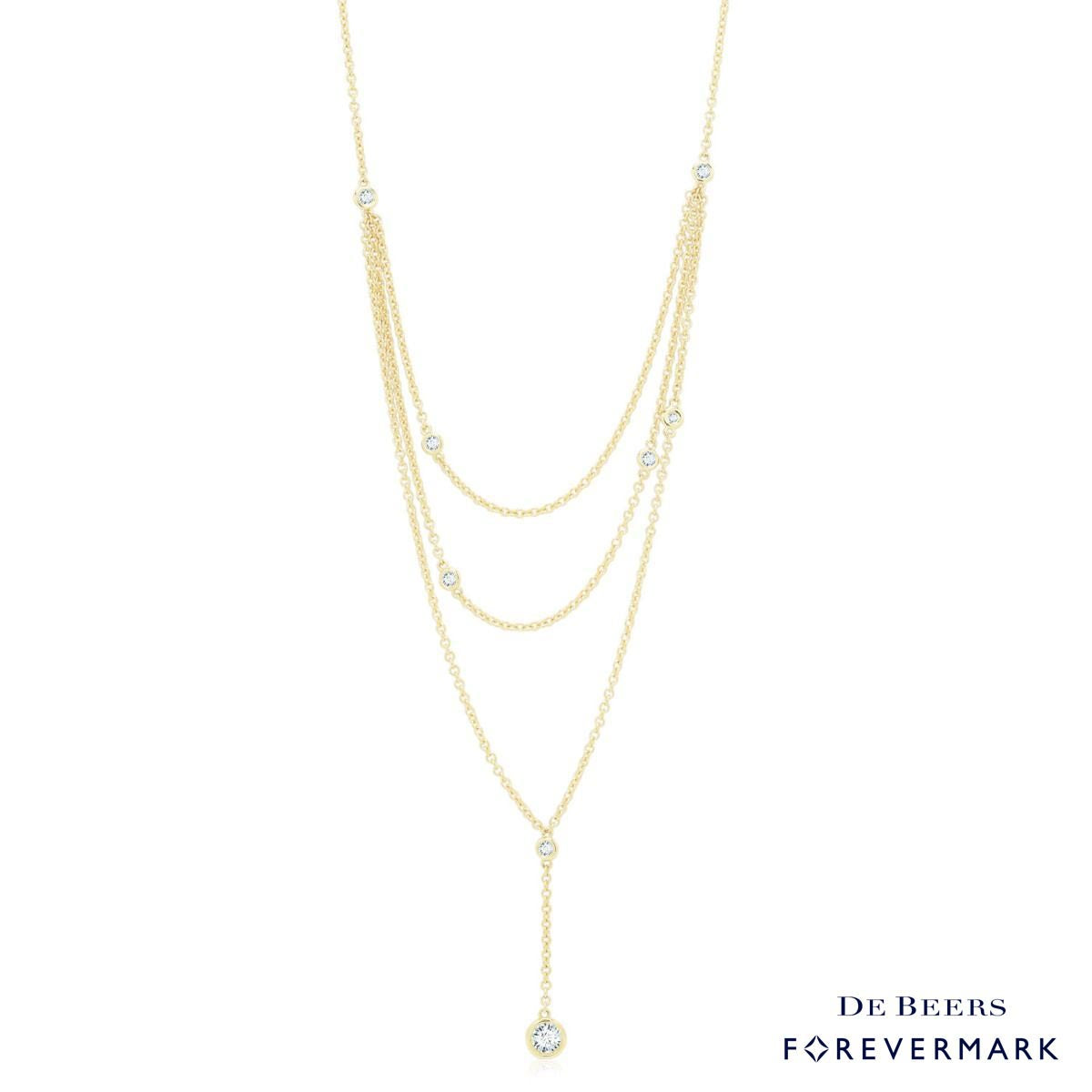 Diamond Layer Necklace in 18kt Yellow Gold (1/2ct tw)