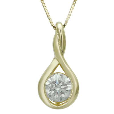 Diamond Necklace in 14kt Yellow Gold (3/4ct)