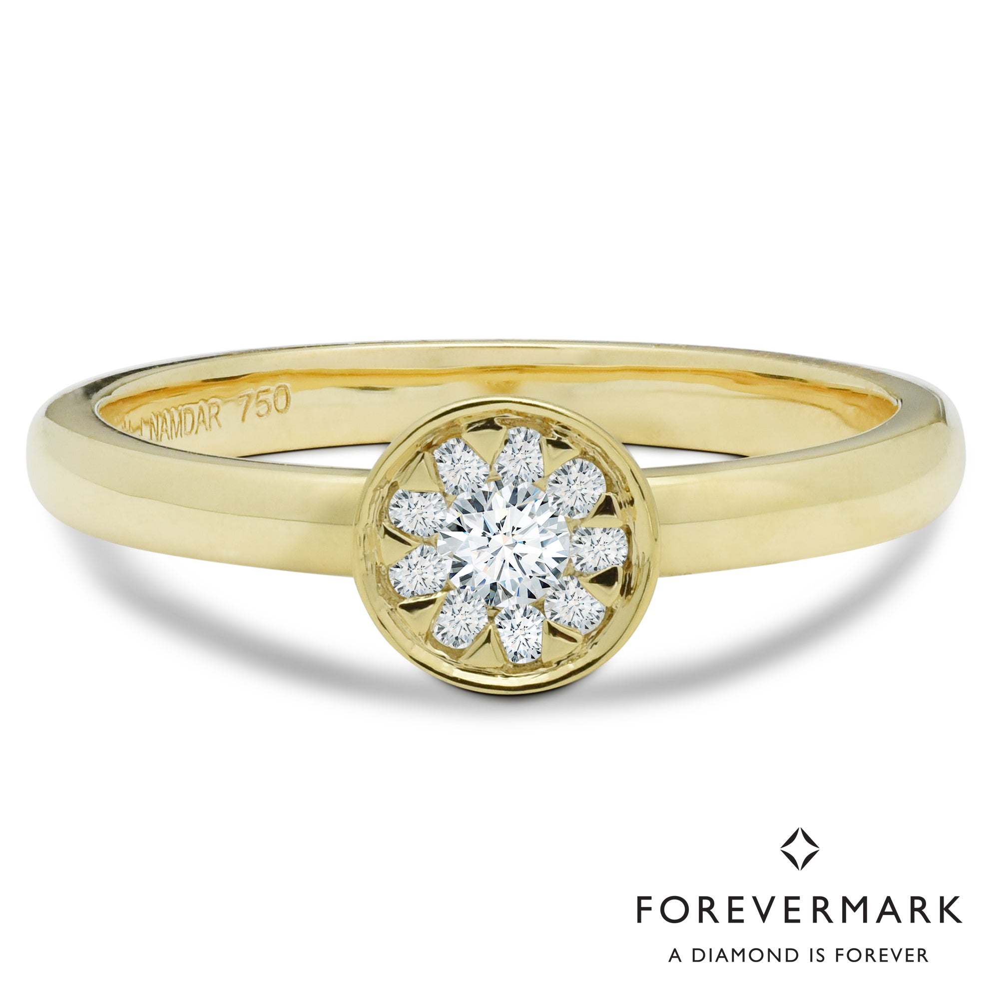 Tribute Collection Diamond Stackable Ring in 18kt Yellow Gold (1/7ct tw)