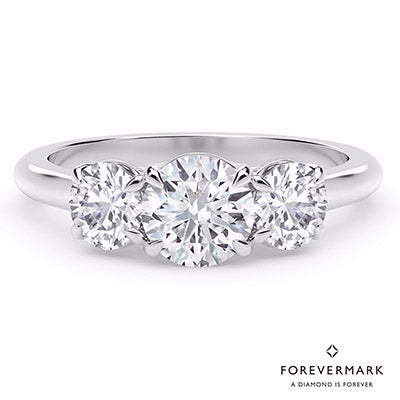 Forevermark Journey Three Stone Diamond Ring in Platinum (1ct tw)