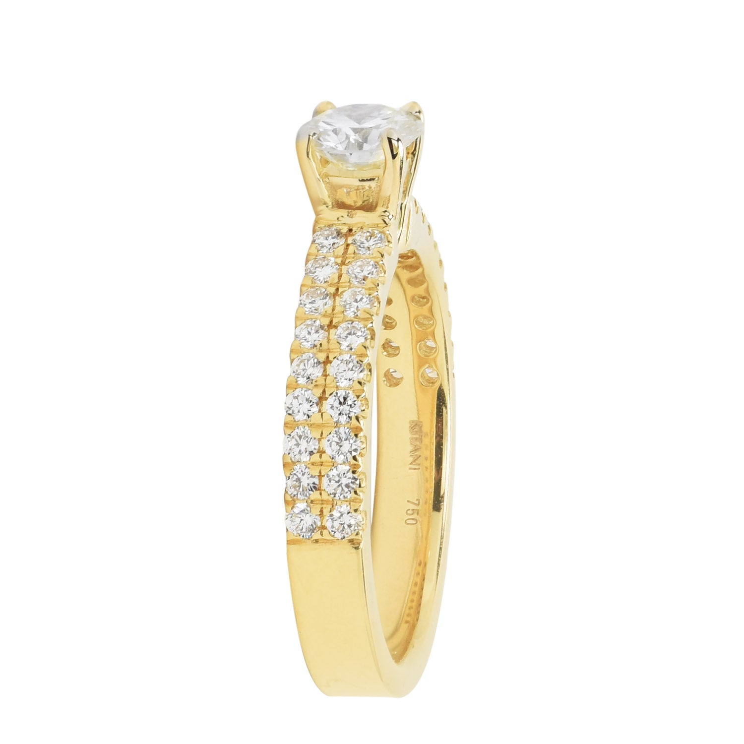 Diamond Engagement Ring in 18kt Yellow Gold (7/8ct tw)