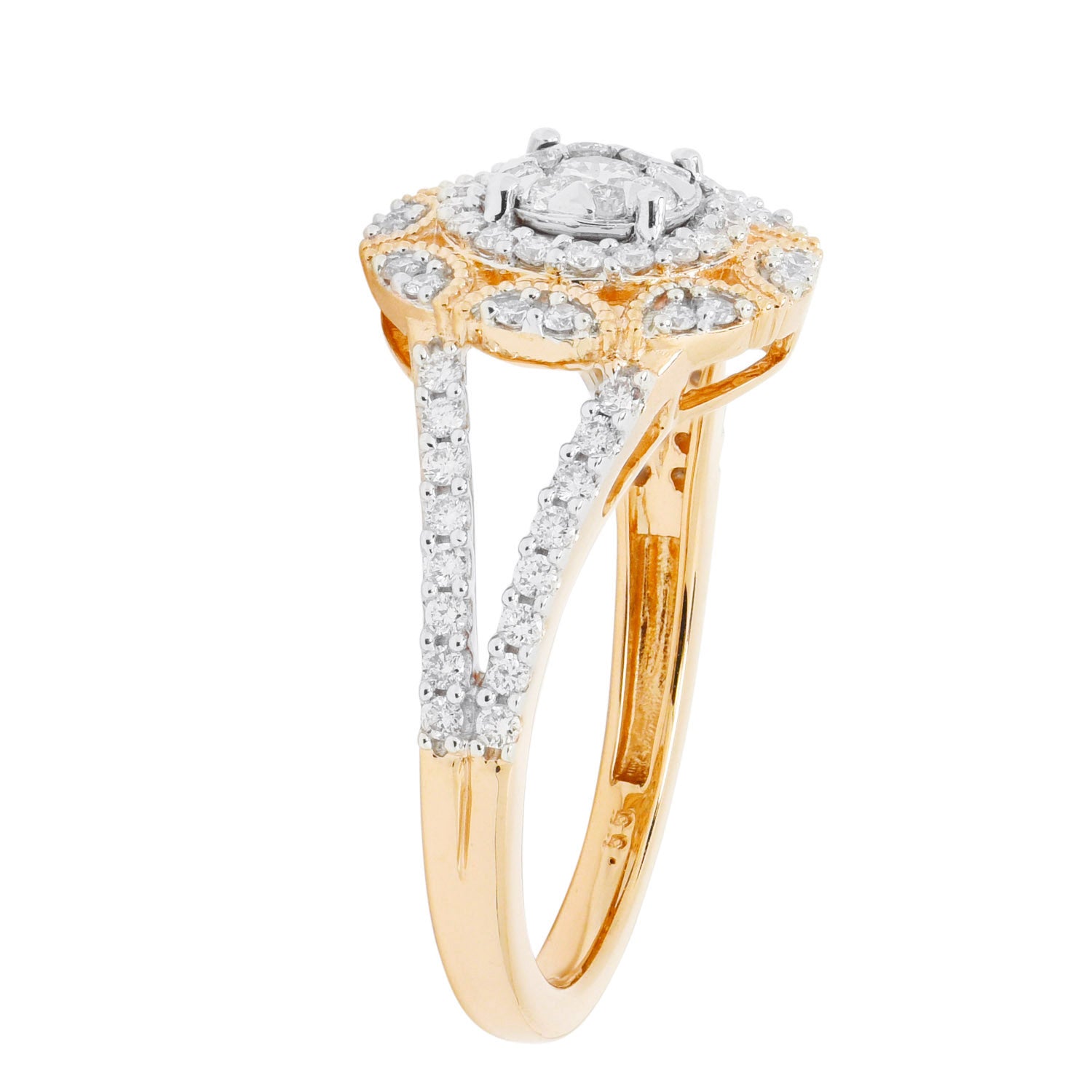 Diamond Engagement Ring in 10kt Rose Gold (.55ct tw)