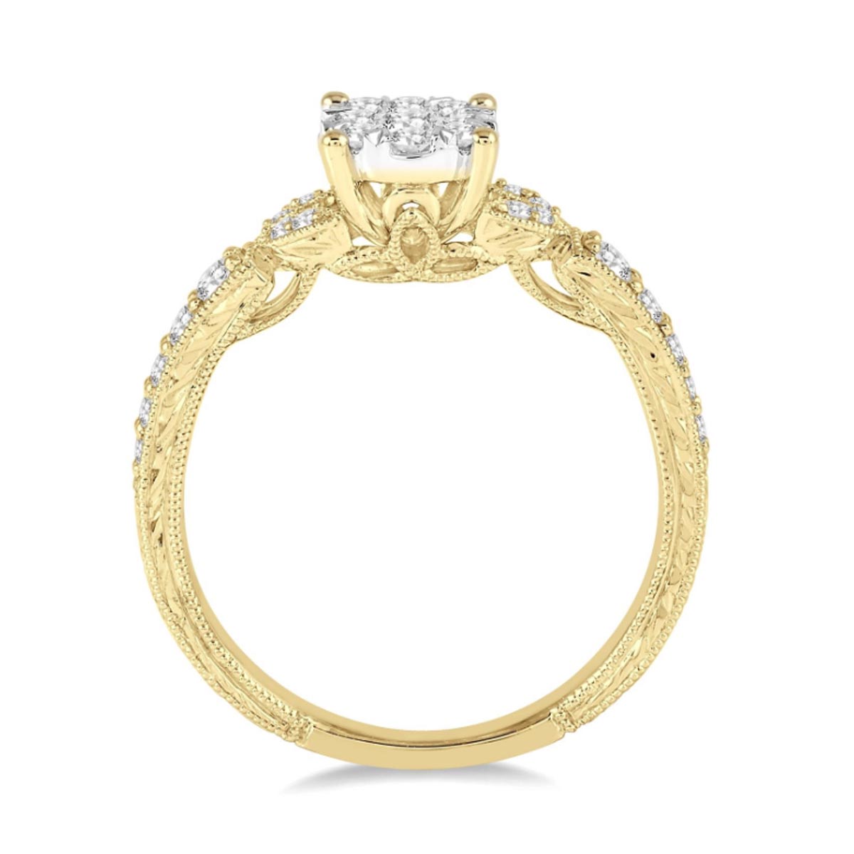 Diamond Engagement Ring in 14kt Yellow Gold (1/2ct tw)