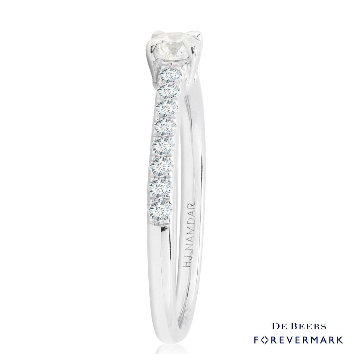 Forevermark Diamond Engagement Ring in 18kt White Gold (1/2ct tw)