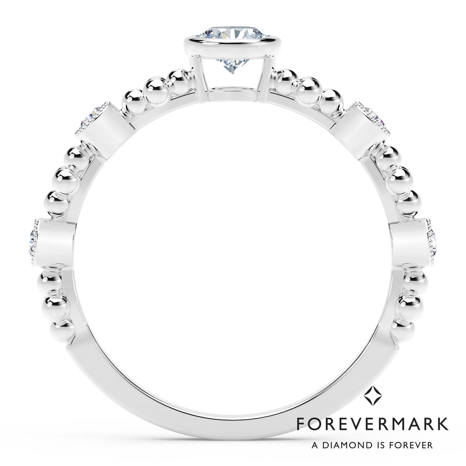 Forevermark Tribute Collection Diamond Ring in 18kt White Gold (1/3ct tw)
