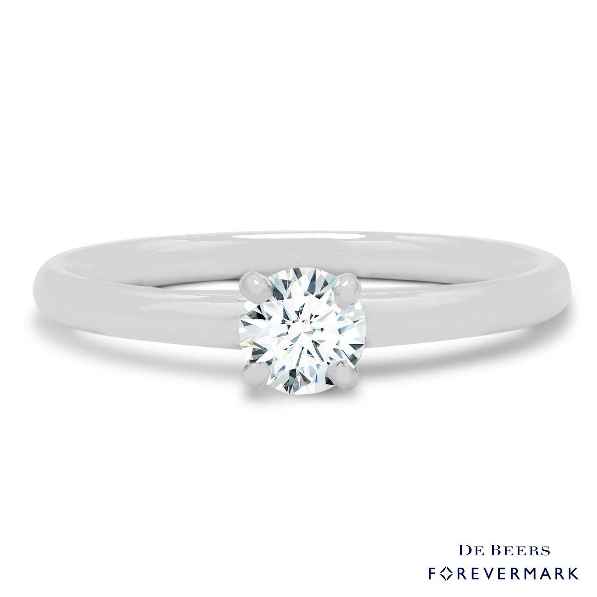 Forevermark Diamond Solitaire Engagement Ring in 14kt White Gold (1/3ct)