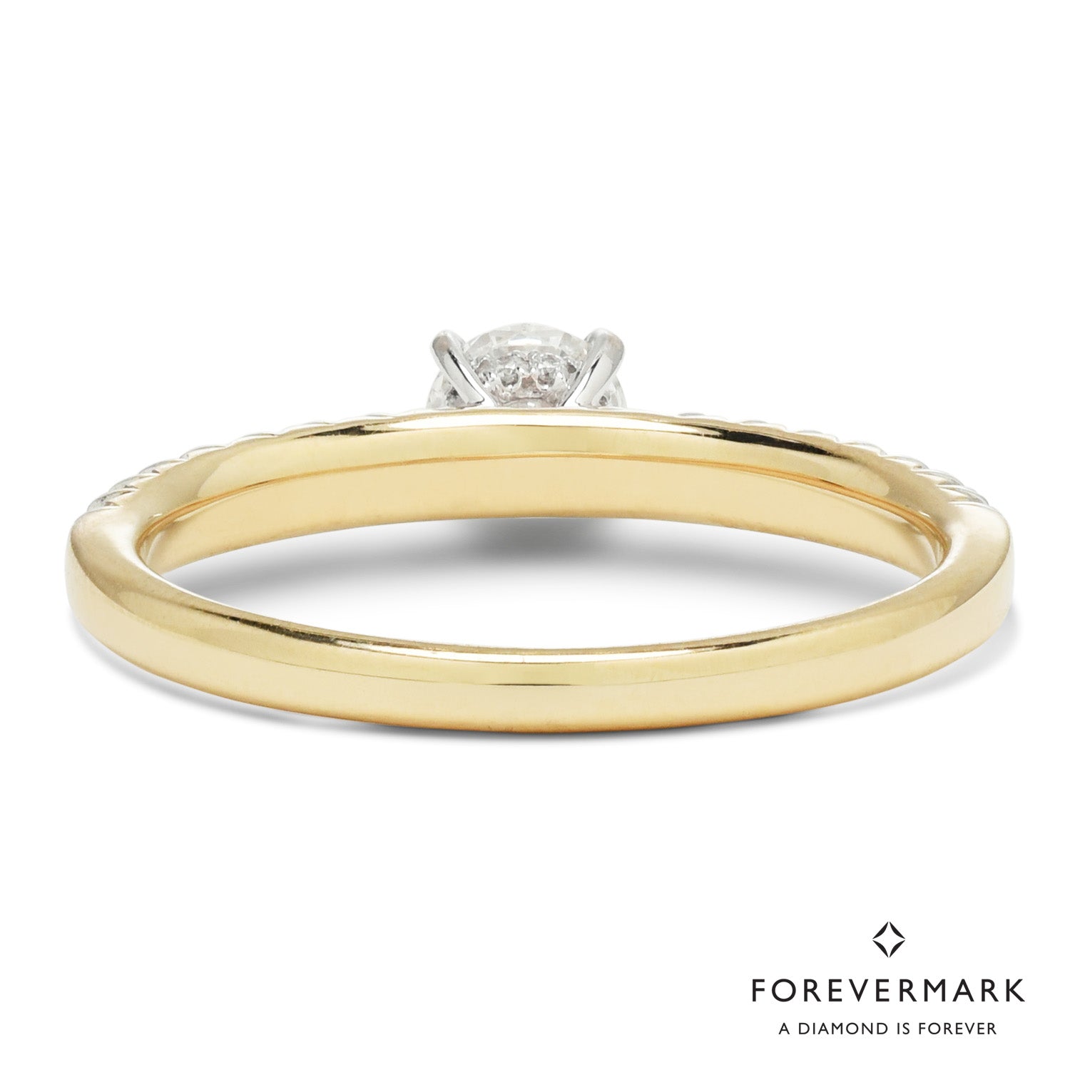 1/2 Carat 2 Stone Forever Us Diamond Engagement Ring White Gold