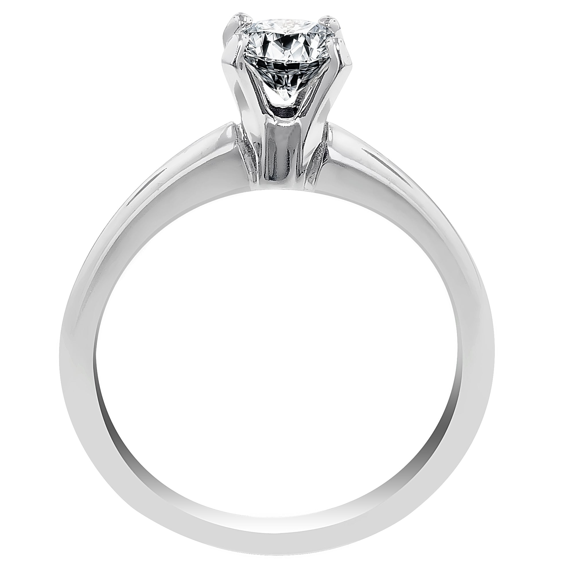 Diamond Solitaire Engagement Ring in 14kt White Gold (3/4ct)