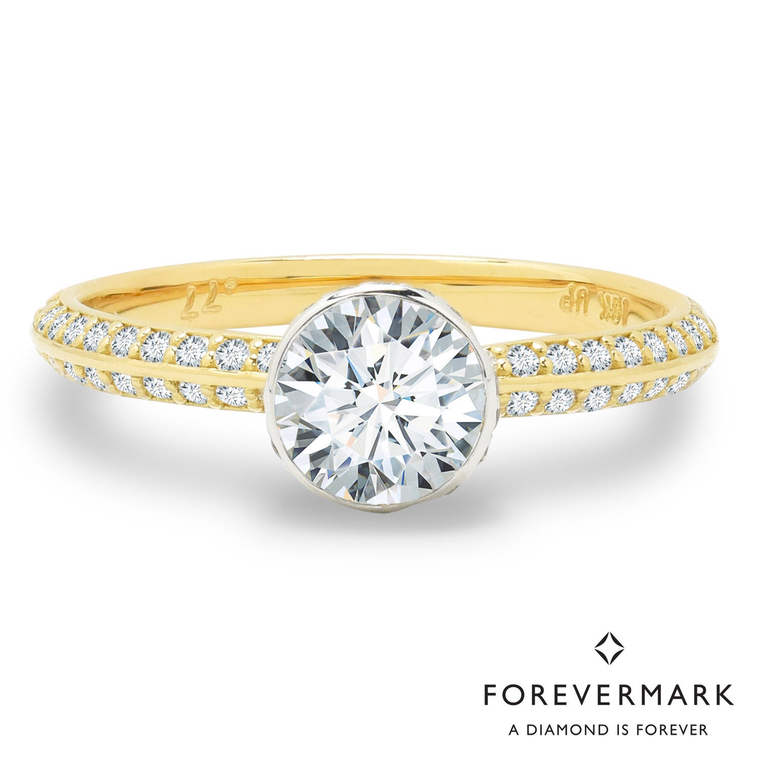 Diamond Engagement Ring in 18kt Yellow Gold (1ct tw)