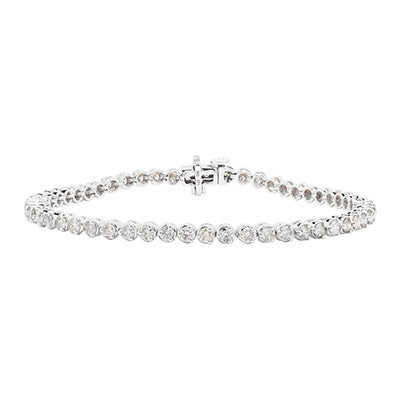 Diamond Tennis Bracelet in 14kt White Gold (3ct tw)