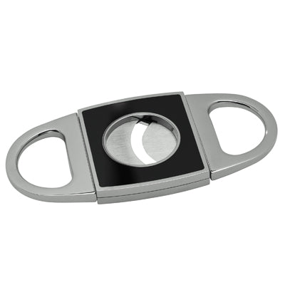 Black Cigar Cutter in Stainless Steel