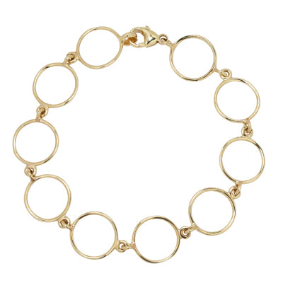 Circle Bracelet in 14kt Yellow Gold