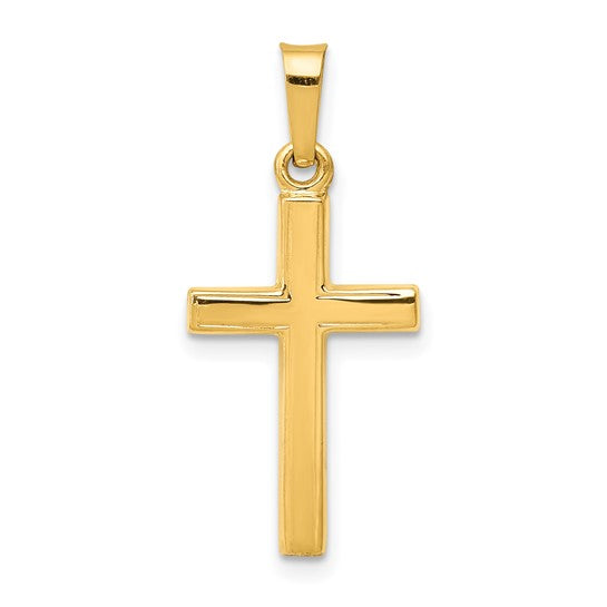 Latin Cross Charm in 14kt Yellow Gold