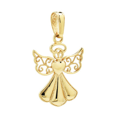 Guardian Angel Charm in 14kt Yellow Gold