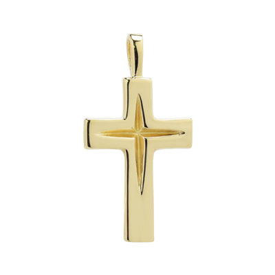 Cross Charm in 14kt Yellow Gold