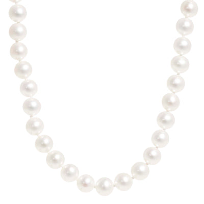 Freshwater Cultured Pearl Necklace in 14kt White Gold (6-7mm pearls)