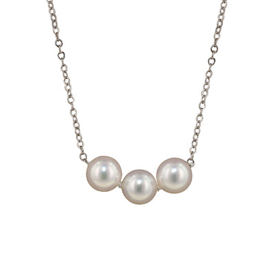 Princesse Pearls Add A Pearl in 14k White Gold (5.5mm pearls)