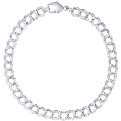 Rembrandt Childrens Charm Bracelet in Sterling Silver (6.25 inches)