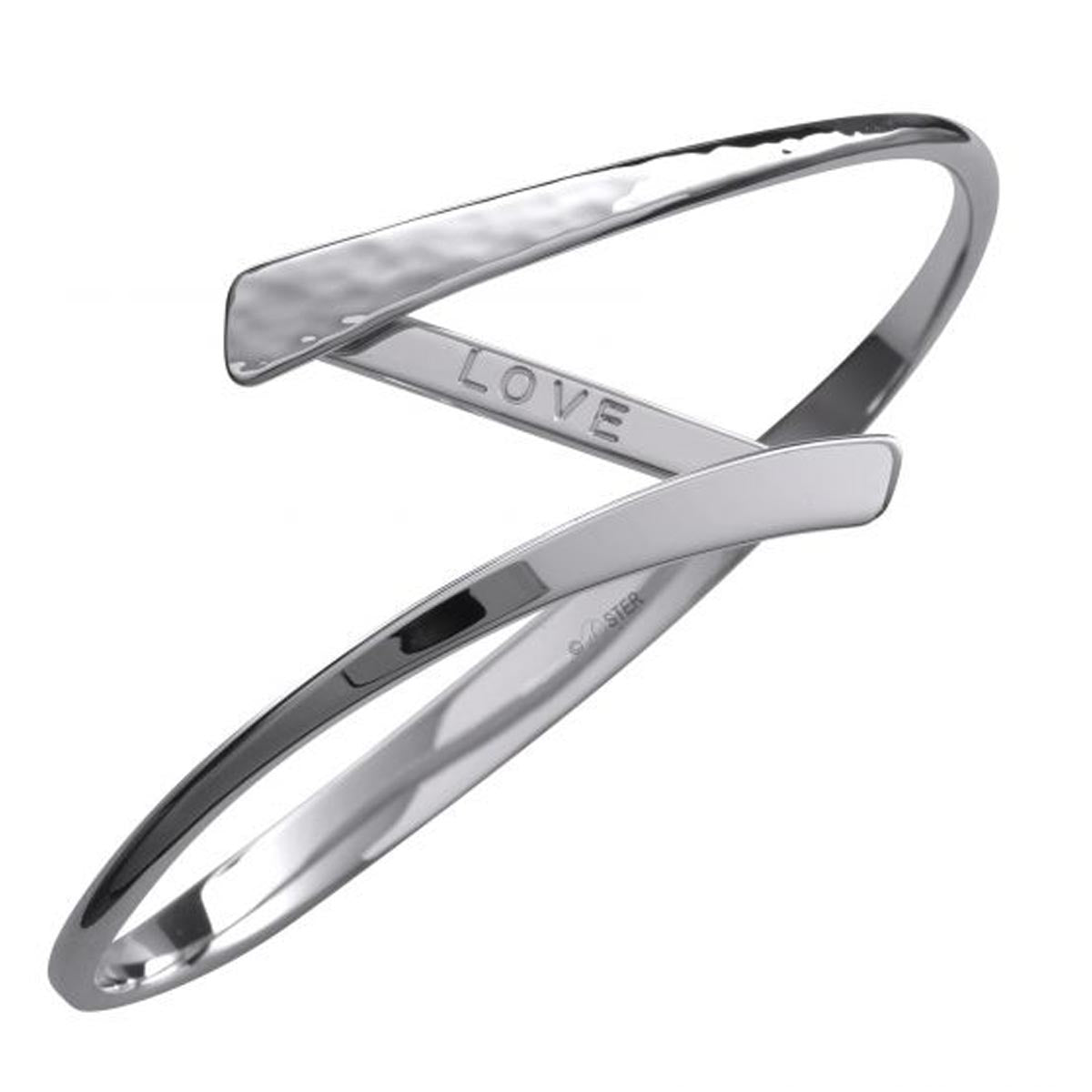 E.L. Designs Secret Devotion Love Bracelet in Sterling Silver (7 inches)