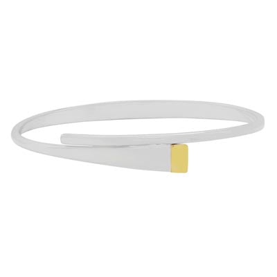 EL Designs Sashay Swing Bracelet in Sterling Silver and 14kt Yellow Gold