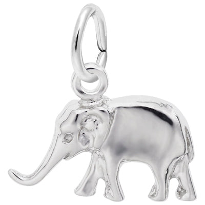 Rembrandt Elephant Charm in Sterling Silver