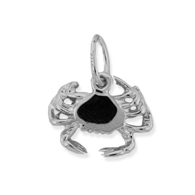 Crab Charm in Sterling Silver