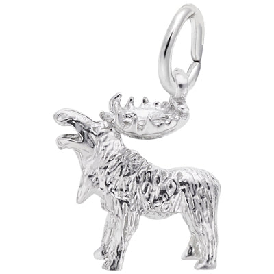 Rembrandt Moose Charm in Sterling Silver