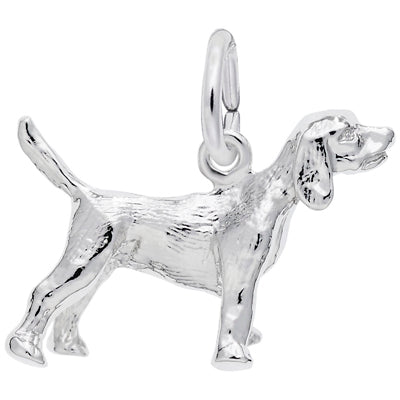 Rembrandt Beagle Charm in Sterling Silver