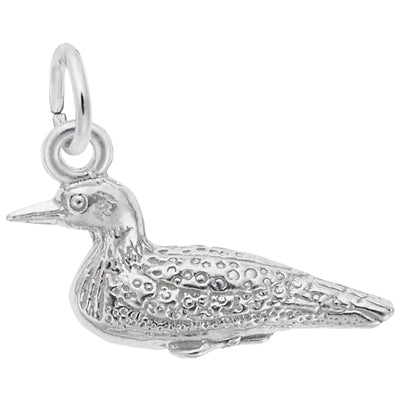 Rembrandt Loon Charm in Sterling Silver