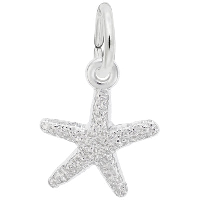 Starfish Charm in Sterling Silver